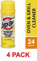 Easy-Off Professional Oven & Grill Cleaner, 24 oz Can (4 pack 24.0 Ounce)