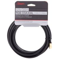Rocketfish 3.66m (12 ft.) RG6 Coaxial Cable (RF-RG612BK-C)