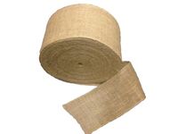 6" Inch Burlap Roll with Sewn Edges - 100 Yards