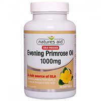 Natures Aid Evening Primrose Oil 1000mg (Cold Pressed) 90 Softgels - 6 Pack