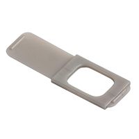 The Original Sliding Webcam Cover | C-Slide 1.0 Silver Laptop Privacy Cover | Thin Cam Cover 1.5" x 0.5" and 1mm Thick | Stalker Blocker for Laptops, Macs, Chromebooks & More