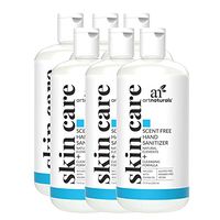 Artnaturals Hand Sanitizer Gel Alcohol Based (6 Pack x 8 Fl Oz / 220ml) Infused with Alovera Gel, Jojoba Oil & Vitamin E - Unscented Fragrance Free Sanitize