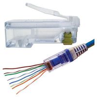Platinum Tools 105004    EZ-RJ45 Cat6 Connector, 500-Pack