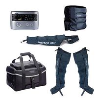 DSMAREF Recovery Compression System Full Package : Compression Pump, Recovery Boots, Arm Sleeve, Waist Sleeve, Carry Bag. (Boots Size : XL)
