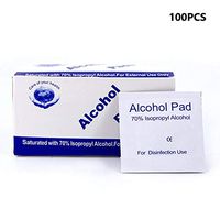 Wet Wipes Pad Disposable Hand Wipes Individually Wrapped 100pcs Wiping Pads for Home Outdoor Travel Cleaning (100pcs)