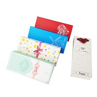 Gift Wrapping Paper Boxes, Gift Box with Drawer, DIY Handmade Box, Sock Panties Gift Box, for Christmas, Birthday, Wedding and Other Party Gift Boxes.5-Pack