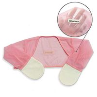 Edenswear Zinc-Infused Summer Mesh Mitten Sleeves for Kids with Eczema - Wet Wrap Therapy (Pink, 6 Months)