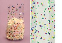 25ct Small"Primary DOTS" Polkadot 7x2x3" Cello Cellophane Treat Food Snack Bags nfLG -596