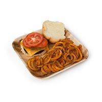 Party Leaf 9" Disposable Palm Leaf Plates Set: All Natural, Biodegradable, Organic, Eco-friendly Handmade Leaf Plates for Wedding, Graduation, Birthday, Pool, Beach, Camping/Top Party Supplies