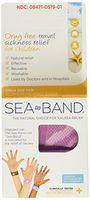Sea-Band Wristband Child Morning & Travel Sickness (Pack of 2) Colors May Vary