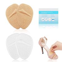 Metatarsal Pads Ball of Foot Cushions for Women High Heel (2 Pairs) Soft Gel Ball of Foot Pads Mortons Neuroma Callus Metatarsal Foot Pain Relief Bunion Forefoot Cushioning Relief