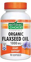 Botanic Choice Flaxseed Oil (Organic) 1000 mg,90 softgels