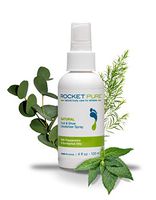 Natural Mint Shoe Deodorizer, Foot Deodorant Spray. Fights Odor, Stink Caused by Bacteria. Spray Freshens Better Than Messy Powders, Antiperspirants, Insoles, Sneaker Balls. Use on Feet or Shoes.