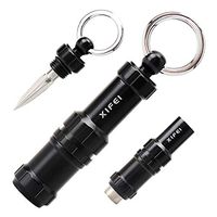 XIFEI Cigar Drill Sharp Smooth Blade Creative Portable Cigar Draw Enhancer Cigar Punch (Black)