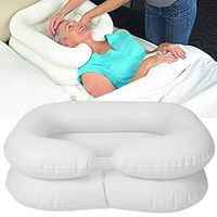 wosume Shampoo Basin, Inflatable Shampoo Basin Kit for Elderly Disabled Hair Washing Tool