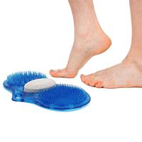 Professional Bath Brushes Foot Brush Bathroom Mats Massager Peeled Pumice Wipe 4a23, Foot Scrubber Slipper - Shower Foot Scruber, Foot Brush, Tub Scrubber, Shower Scrubber, Shower Massager