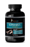 Testosterone Booster Supplement for Men - Super MACA Complex - Improves Sexual Function - maca Men Supplement - 1 Bottle 60 Capsules