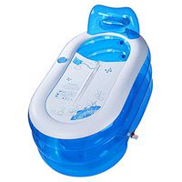 Folding Inflatable Bathtub, Water Beauty Portable PVC Adult Bathtub