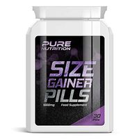 PURE NUTRITION Size Gainer Pills - Weight Gainer Pill GET Bigger Muscles Bulking GAIN Mass