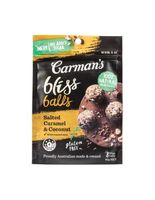 Carmans Bliss Balls Salted Caramel and Coconut 80g x 8