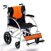 Wheelchair, Collapsible Light Small Scooter Trolley Seniors/Disabled/Child Multifunction