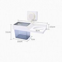 LIUCS Hair Dryer Holder Hair Dryer Punch Free Hair Dryer Holder Dry Hair Holder Bathroom Accessory Suitable for Hairdressers Hotel, Shower Room etc. (Color: C)