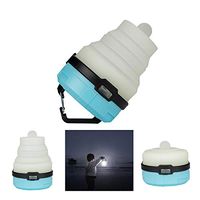 New Portable Camping Lantern LED Hiking Night Light Lamp Collapsable Flashlight (Blue)