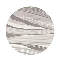 Modern Minimalist Round Carpet Polyester Carpet Geometric Vintage 60s Home Decor Mat Polyester Rug