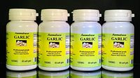 Garlic 1000mg, Cholesterol aid, Made in USA - 240 (4x60) softgels