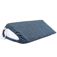 BIHIKI Triangle Wedge Pillow,Positioning Wedge Pillow with Removable Cover,Leg&Back Support Pillow, Anti-Bed Sores,19.7"x10.6"x5.9"