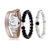 Mesinya Just Breathe 316L s.Steel Essential Oils Diffuser Locket Bangle Bracelet (3 Pack for Woman)