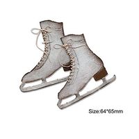 Ice Skates Shoes Boots Metal Cutting Dies Stencil for Scrapbooking Photo Album Embossing Paper Cards Making Decorative Crafts