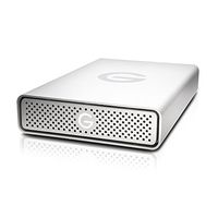 G-Technology 6TB G-DRIVE USB 3.0 Desktop External Hard Drive, Silver - Compact, High-Performance Storage - 0G03674