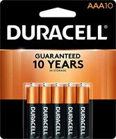 Duracell - CopperTop AAA Alkaline Batteries - long lasting, all-purpose Triple A battery for household and business - 10 count