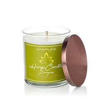Hemp Infused Massage Oil Candle (Lemongrass)