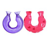 Neck Hot Water Bottle with Removable Plush Cloth,A3(Cover May Random)