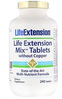Life Extension Mix Tablets without Copper, 240 Tablets