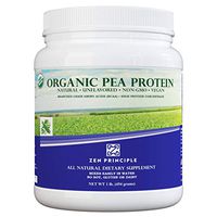 1 lb. Ultra Premium Organic Pea Protein Powder. USDA Certified ONLY from USA and Canada Grown Peas. No GMO, Soy or Gluten. Vegan. Full Spectrum Amino Acids (BCAA). More Protein than Whey. 80% Protein.