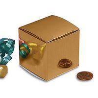 Metallic Gold Gift Box 2" X 2" X 2" | Quantity: 25