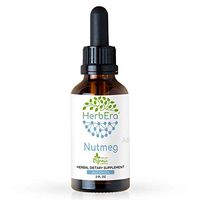 Nutmeg A60 Alcohol Herbal Extract Tincture Organic (Myristica Fragrans) Dried Nut (2 fl oz)