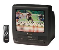 Panasonic PV-C1321 13-Inch TV/VCR Combo, Black