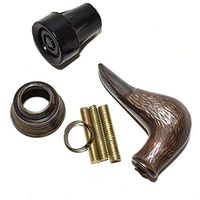 Eve.Store Men Cane Duck Walnut Maple, Solid Brass Handle -Affordable Gift! Item