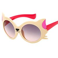 Meidexian888 Cartoon Sunglasses,Children Sunglasses Baby Girls Boy Cartoon Cat UV400 Toddler Sunglasses (Beige)