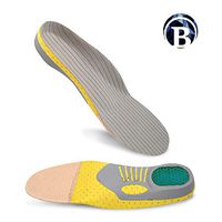 High Quality Orthopedic Insoles with Premium Arch Support; Breathable Mesh Orthotic Foot Pads for Low Arch to Flat Feet or Plantar Fasciitis, Superior Heel Support (Large (M): 8-11 / (W): 9-12)