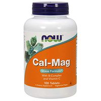 NOW Supplements, Cal-Mag Stress Formula with B-Complex and Vitamin C, 100 Tablets