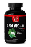 Graviola Leaf Extract 650mg- Soursop Graviola Immune and Mood Support (1 Bottle 100 Capsules)