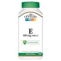 21st Century E 400 I.U. (Dl-Alpha) Softgels, 250-Count
