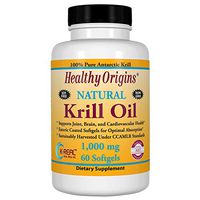 Healthy Orgins Krill Oil Gels, 1,000 mg, 60 Count