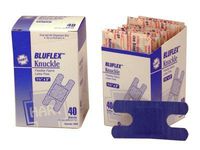 Bluflex(TM) Blue Knuckle Bandages, 40/Box