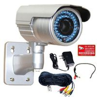 VideoSecu OSD WDR Zoom Infrared CCTV Outdoor Security Camera 1/3" Pixim DPS Sensor 690TVL Day Night IR Cut Filter 48 IR Infrared LEDs 4-9mm Varifocal Lens with Power Supply, Cable WC1